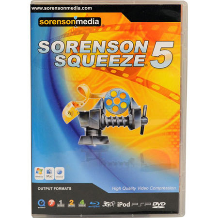 Sorenson Media Squeeze 5, Media Converting Software for Macintosh & Windows