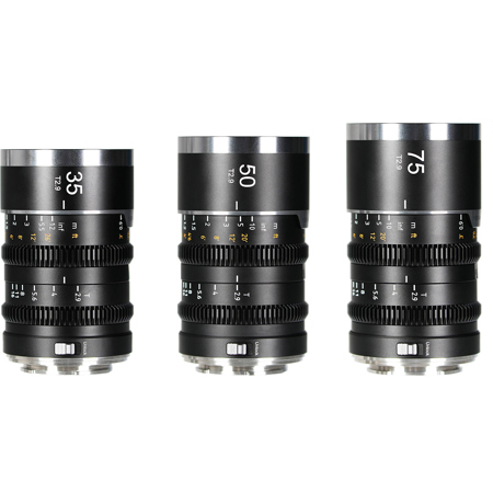Sirui Saturn V2 35, 50, 75mm T2.9 1.6x Cine 3-Lens Kit for Canon