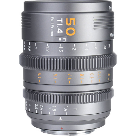 Sirui Vision Prime 1 Series 50mm T1.4 Cine Lens, Metal Gray