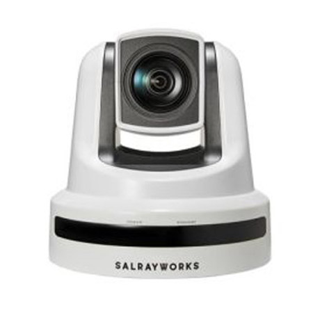 Salrayworks K-M20 Full HD NDI 1/2.8'' Exmor R CMOS Sensor 20x PTZ Camera, White