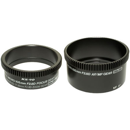 Sea & Sea Focus Gear Set for NX-90 Housing with AF NIKKOR 105mm f/2.8D Lens