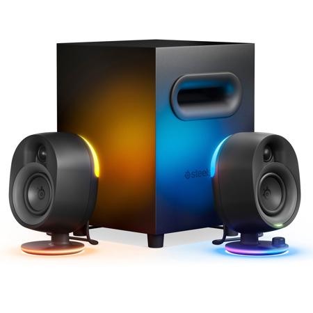 SteelSeries Arena 7 2.1 USB 2-Way RGB Gaming Speaker System with 6.5" Subwoofer