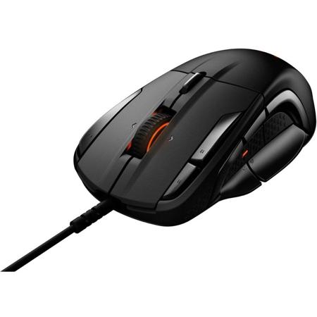 SteelSeries Rival 500 MOBA/MMO Mouse with 6.5' Cable, RGB Illumination, Black