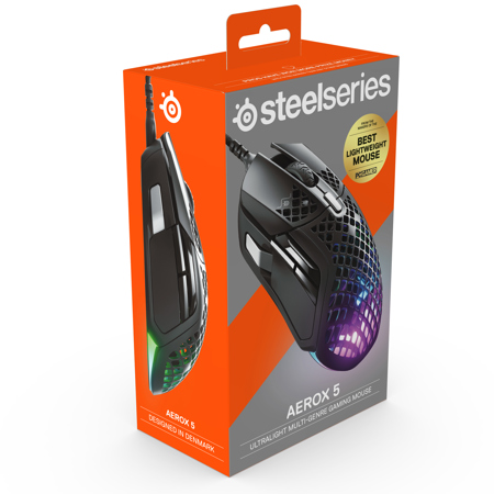 SteelSeries Aerox 5 Wired Gaming Mouse 62401 - Adorama