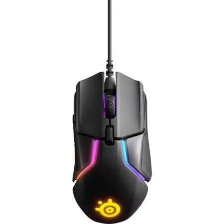 SteelSeries Rival 600 Gaming Mouse with 6.5' Cable, 8-Zone RGB Illumination