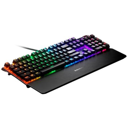 SteelSeries Apex 5 Hybrid Mechanical RGB Gaming Keyboard, English