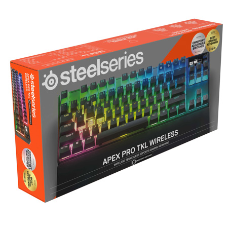 SteelSeries Apex Pro TKL Mechanical Gaming Keyboard - World's Fastest  Mechanical 850014119348