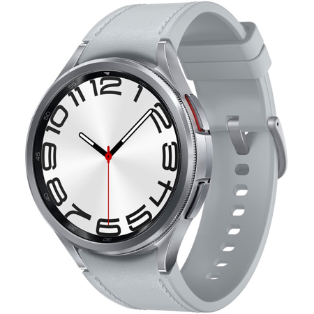 Samsung Galaxy Watch6 Classic GPS + LTE 47mm Silver Sport Band Silver Stainless Steel Case