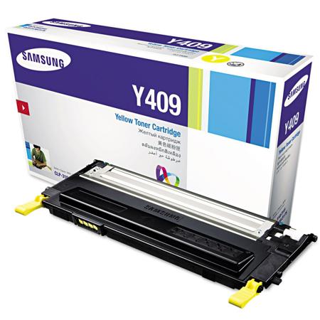 Samsung CLT-Y409S Toner Cartridge, 1000 Pages Yield, Yellow