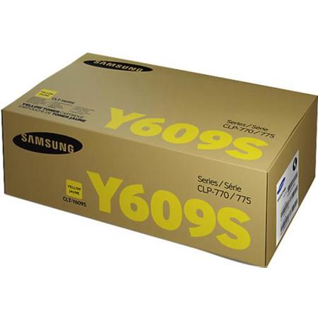 Samsung CLT-Y609S High Yield Yellow Toner Cartridge, 7000 Page Yield