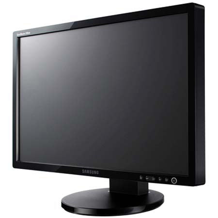 Samsung SyncMaster 245BW 24" Widescreen LCD Computer Monitor, 1920x1200, 400 cd/m2 Brightness, Black