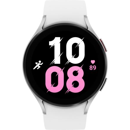 Samsung Galaxy Watch5 GPS + LTE, 44mm Aluminum Case with Sport Band, Silver