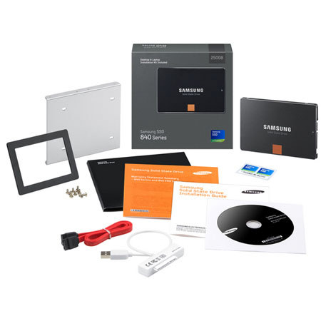 Samsung 840 Series 250GB 2.5" SATA III Solid State Drive with Full Kit