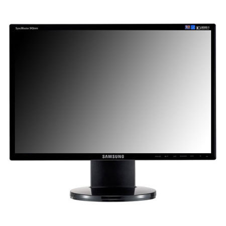 Samsung 943BWX-TAA 19" LCD Computer Monitor, 1440 x 900 Resolution, 8000:1 Dynamic Contrast Ratio, 300 cd/m Brightness, Glossy Black Finish