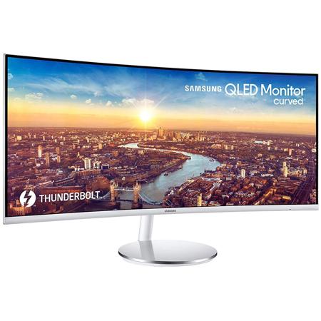Samsung CJ791 34" Ultra Wide Screen Curved LCD Monitor, Built-In Speakers