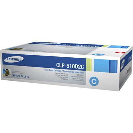 Samsung CLP-510D2C Cyan Color Laser Toner Cartridge
