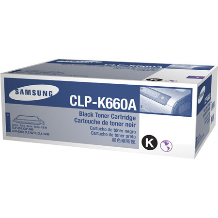 Samsung CLP-K660A Black Color Laser Toner Cartridge