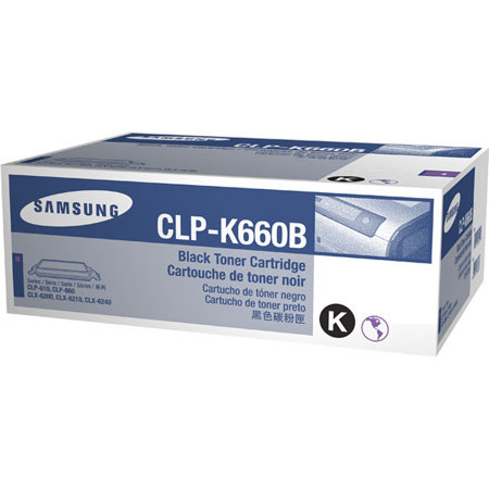 Samsung CLP-K660B Black Color Laser Toner Cartridge