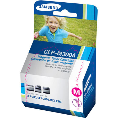 Samsung CLP-M300A Magenta Color Laser Toner Cartridge