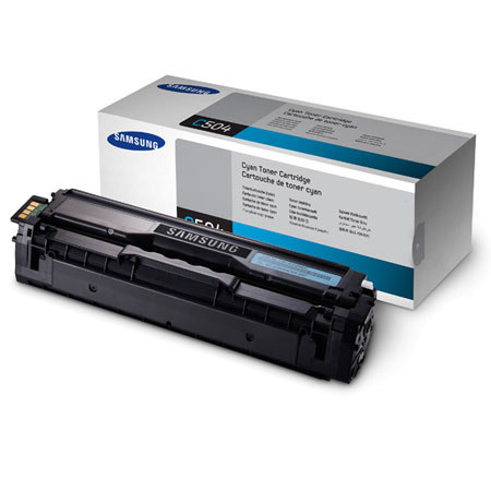 Samsung CLT-C506L Toner Cartridge, 3500 Pages Yield, Cyan
