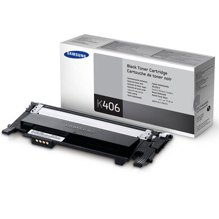 Samsung CLT-K406S Toner Cartridge, 1500 Pages Yield, Black