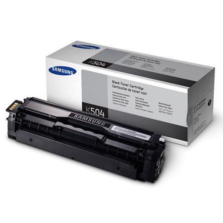 Samsung CLT-K504S Toner Cartridge, 2500 Pages Yields, Black