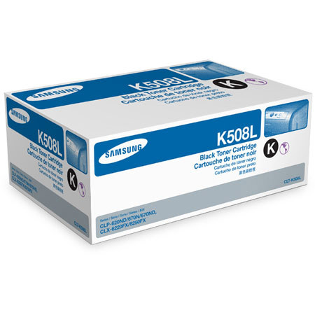 Samsung CLT-K508L High Yield Black Toner Cartridge