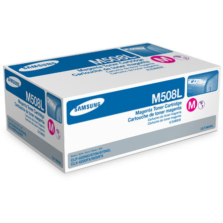 Samsung CLT-M508L High Yield Magenta Color Cartridge