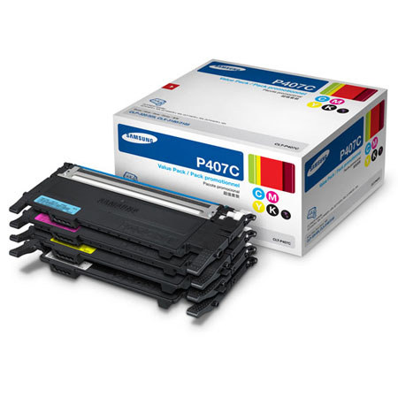 Samsung Value Pack Toner Cartridge, Black, Cyan, Magenta, Yellow 1 Each