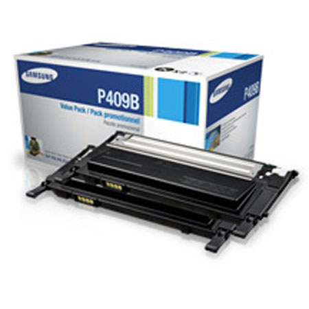 Samsung CLT-P409B Value Pack, 2-Black Toner Cartridges