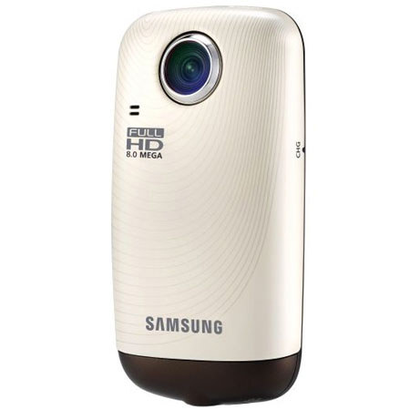 Samsung HMX-E10WN/XAA Pocket-Sized Full HD Camcorder