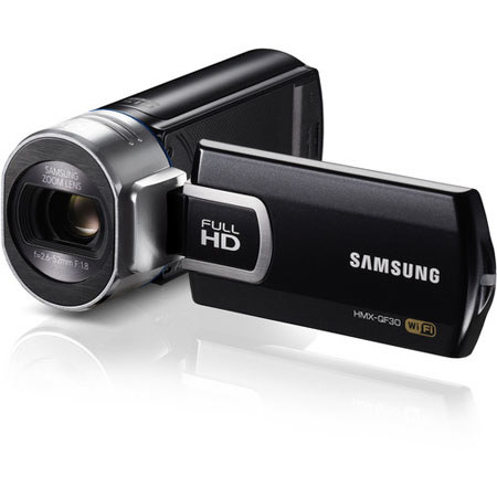 Samsung QF30 HD Camcorder, Black