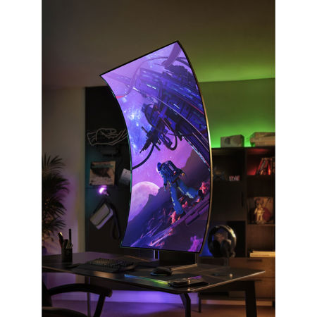 55” Odyssey Ark 4K UHD 165Hz 1ms Quantum Mini-LED Curved Gaming