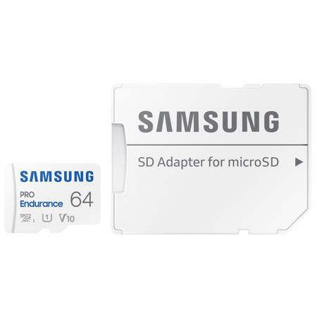 Samsung PRO Endurance 64GB UHS-I microSDXC Memory Card