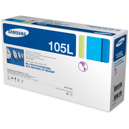 Samsung MLT-D105L High Yield Black Toner Cartridge