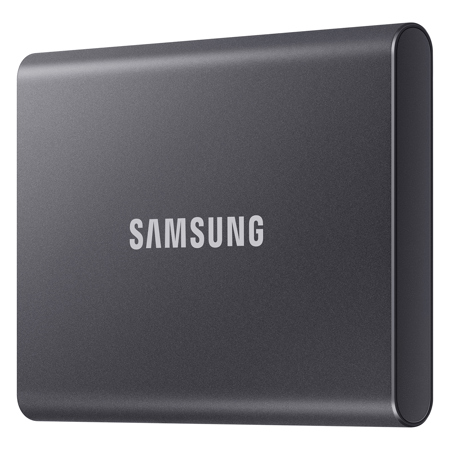 Samsung T7 1TB USB 3.2 Gen 2 Type C Portable External SSD Titan Gray MU PC1T0T AM