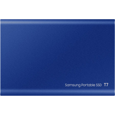 Samsung T7 500GB USB 3.2 Gen 2 Type-C Portable External SSD, Blue