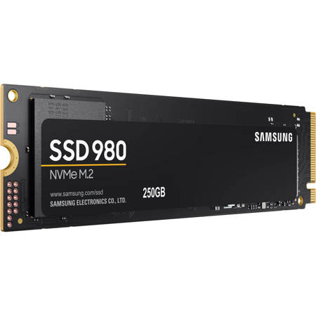Samsung 980 250GB NVMe PCIe Gen 3.0 x4 M.2 Internal Gaming SSD