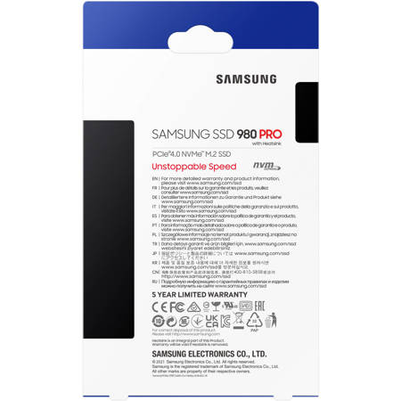 Samsung 1TB 980 PRO PCIe 4.0 x4 M.2 Internal SSD