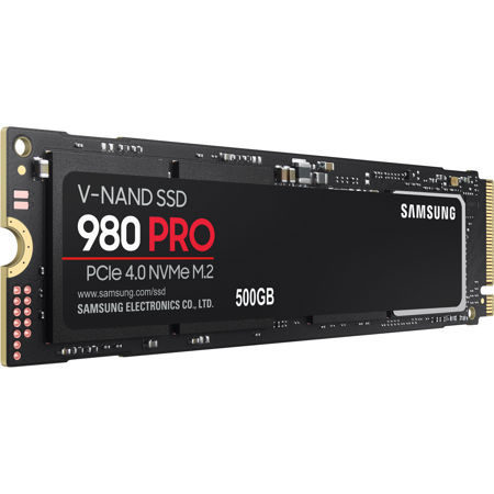 Samsung 980 PRO 500GB NVMe PCIe 4.0 x4 M.2 Internal SSD