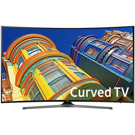 Samsung UN65KU6500 65" Class 4K UHD Curved Smart LED TV, Silver