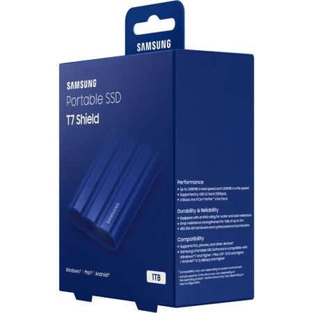 Samsung T7 Shield 1TB ネイビー　互換ケース付 Samsung T7 Shield 1TB USB 3.2 Gen 2 Type-C External SSD