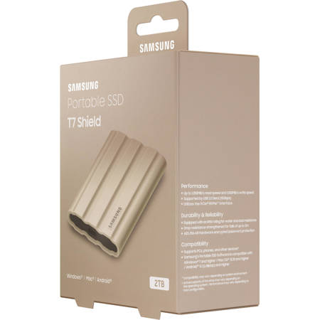 USED Samsung T7 Shield 2TB USB 3.2 Gen 2 Type-C Portable External