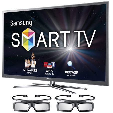 Samsung 51" 3D Plasma TV with 1080p Resolution, 2 Glasses - Bundle - with Samsung Mini Wall-Mount