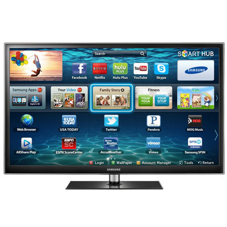 Samsung 60" Class Full HD 1080p PDP Plasma HDTV Bundle w/BD-E5900