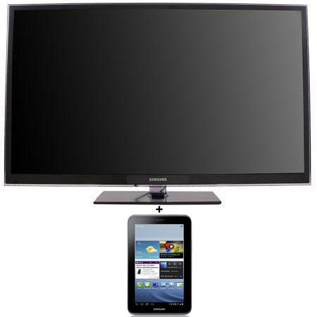 Samsung 60" 3D Plasma TV PN60E7000,Bundle w/Samsung Galaxy Tab 2 7" 8GB Tablet