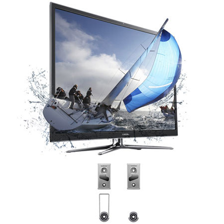Samsung 60" 3D Plasma Smart TV, 2 3D Glasses, Bundle w/Samsung Mini Wall-Mount