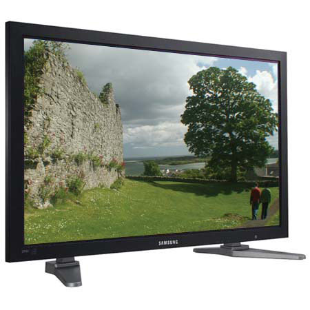Samsung PPM42M6H 42" Widescreen HD Plasma Monitor with 16:9 Aspect Ratio, 1024x768 True Native Resolution, Black