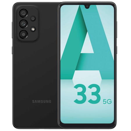 Samsung Galaxy A33 5G 6.4" FHD+ 128GB 2-SIM GSM Smartphone, 6GB, Unlocked, Black