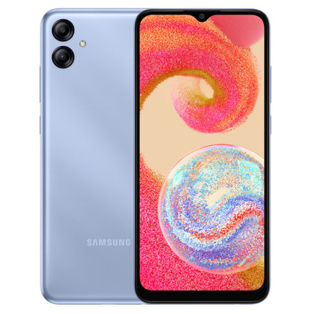 Samsung Galaxy A04e 6.5" HD+ 128GB 2-SIM 4G LTE Smartphone, 4GB, Unlocked, Blue